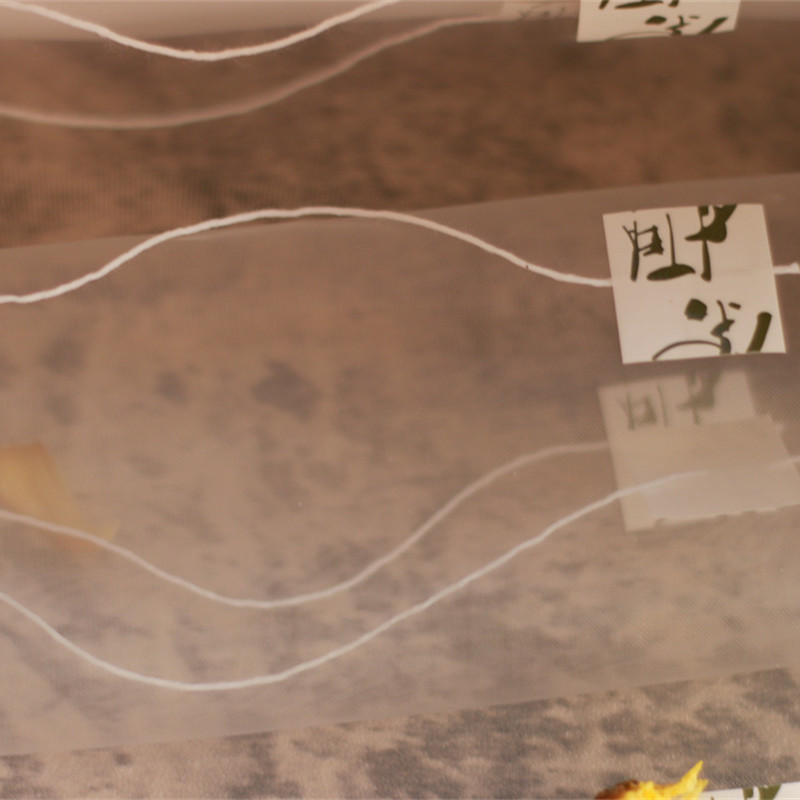 പ്രത്യേക ആകൃതി ലേബൽ ഉള്ള PLA കോൺ ഫൈബർ മെഷ് റോൾ
